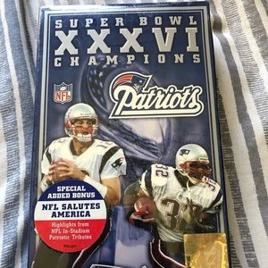 New England Patriots 2002 Super Bowl 36 VHS